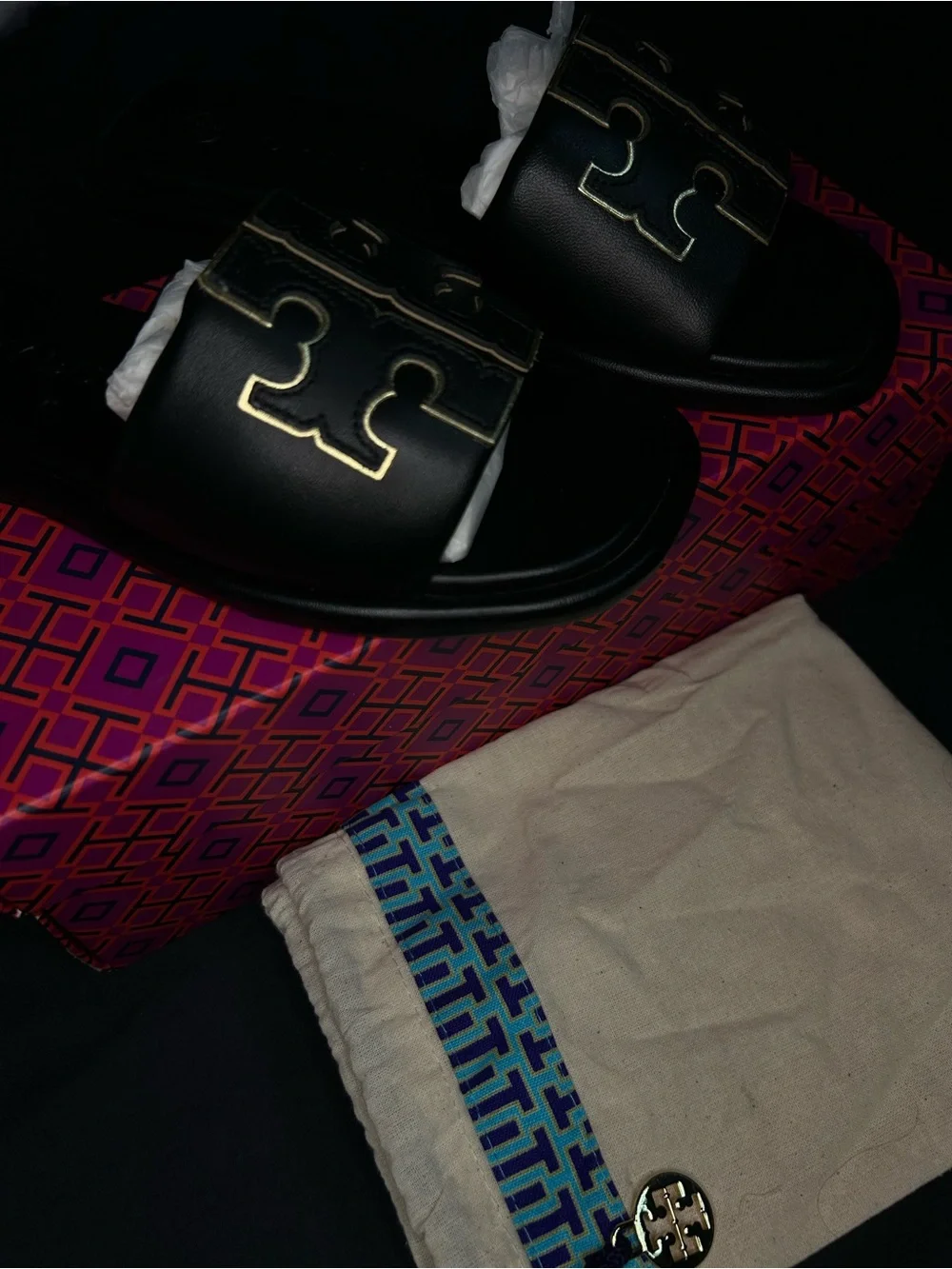 Black Tory Burch Sandals